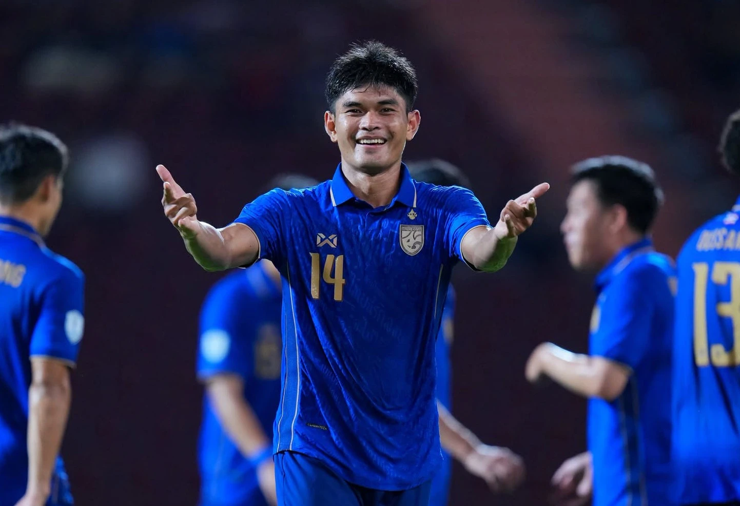 Thái Lan toàn thắng sau hai trận ở ASEAN Cup 2026. Ảnh: FAT