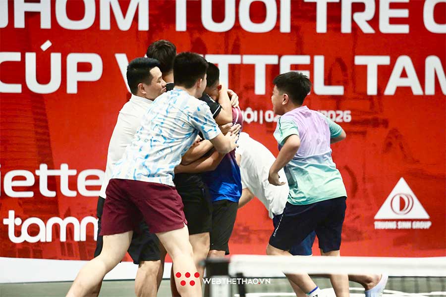 Trận chung kết U16 đơn nam là một trong những trận đấu ấn tượng nhất tại vòng loại 3 Giải Vô địch Pickleball Trẻ Toàn quốc Cúp Viettel Tammi 2026