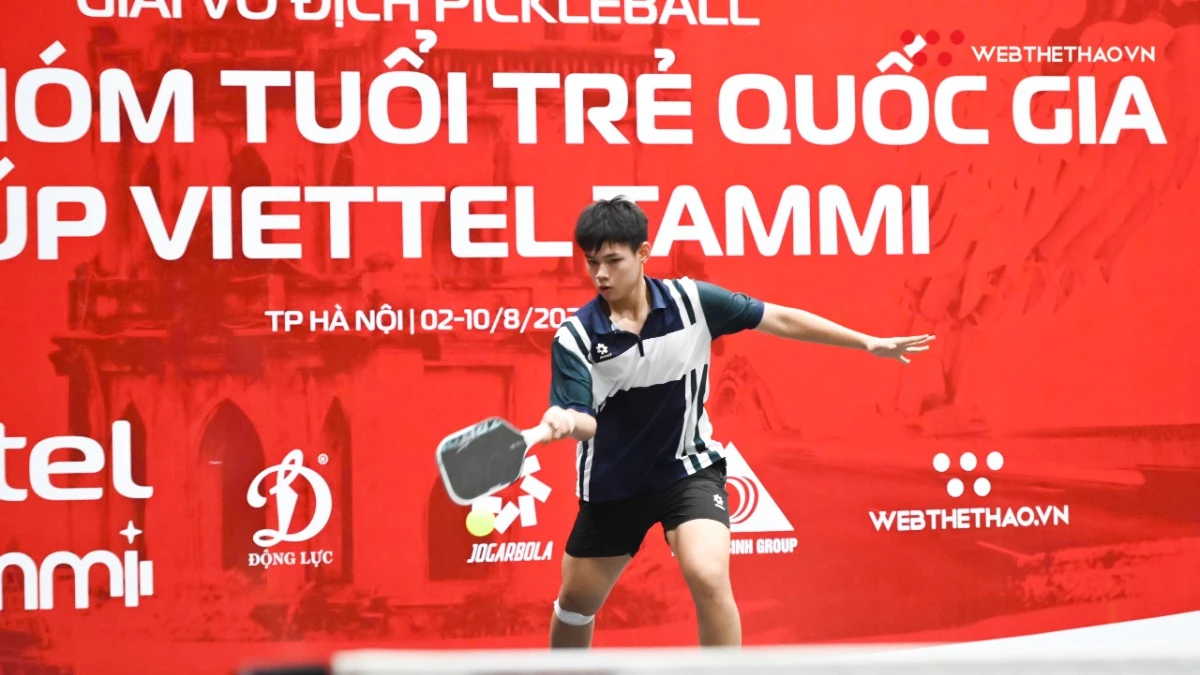 Lịch thi đấu ngày 2/8 Giải Vô địch Pickleball các Nhóm tuổi Trẻ Quốc gia 2026 Cup Viettel Tammi
