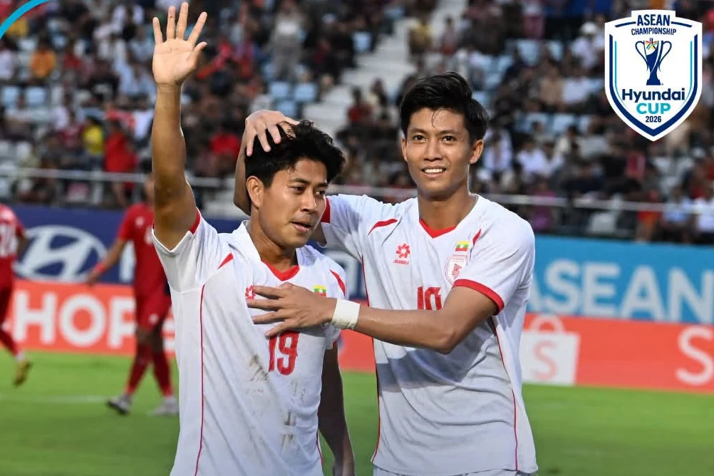 Trận đại thắng 7-2 giúp Myanmar nuôi hy vọng đi tiếp ở giải đấu năm nay. Lượt trận cuối vòng bảng, họ sẽ chạm trán Thái Lan vào lúc 20h ngày 8/8. Ảnh: ASEAN United