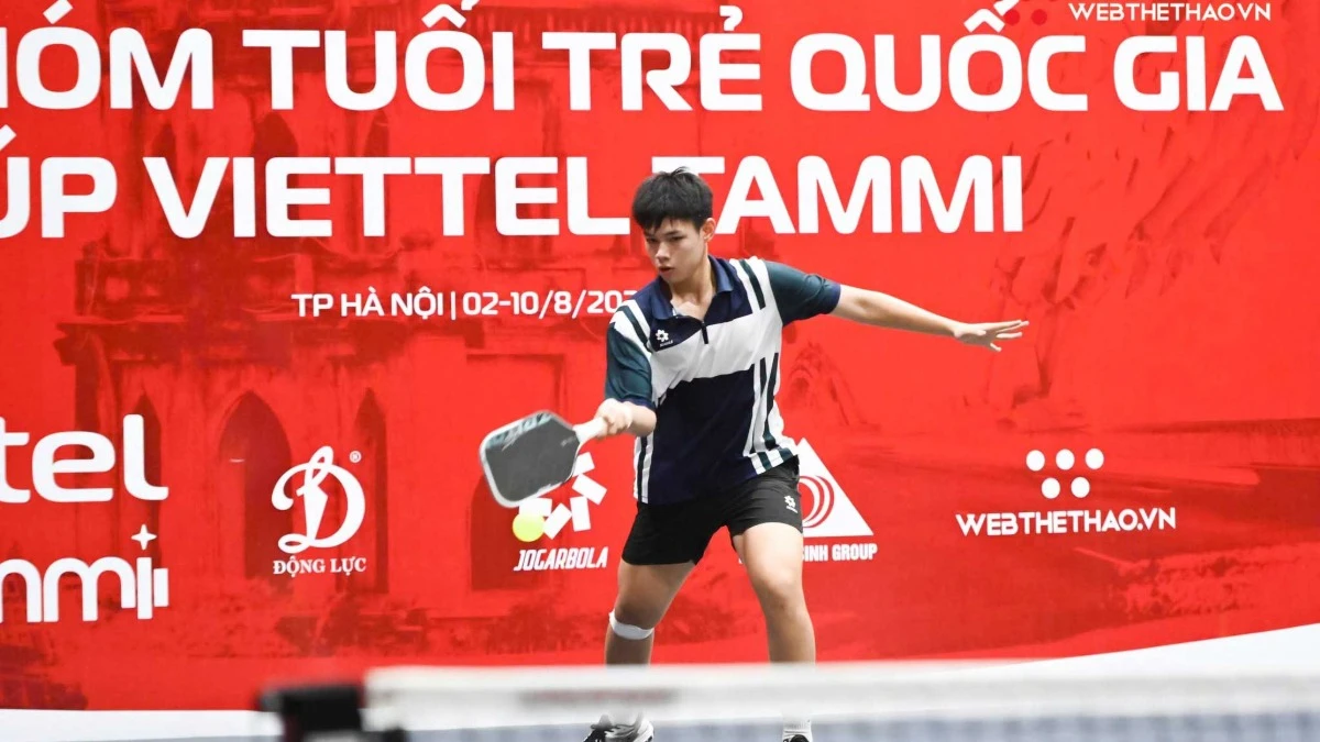 Bảng tổng sắp huy chương Vòng loại 3 Giải Vô địch Pickleball Trẻ Toàn quốc Cúp Viettel Tammi 2026: CAND khẳng định sức mạnh