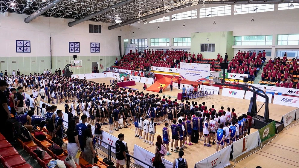 Hơn 70 đội bóng tranh tài tại Vòng loại miền Bắc môn Bóng rổ Đại hội thể thao sinh viên toàn quốc 2026