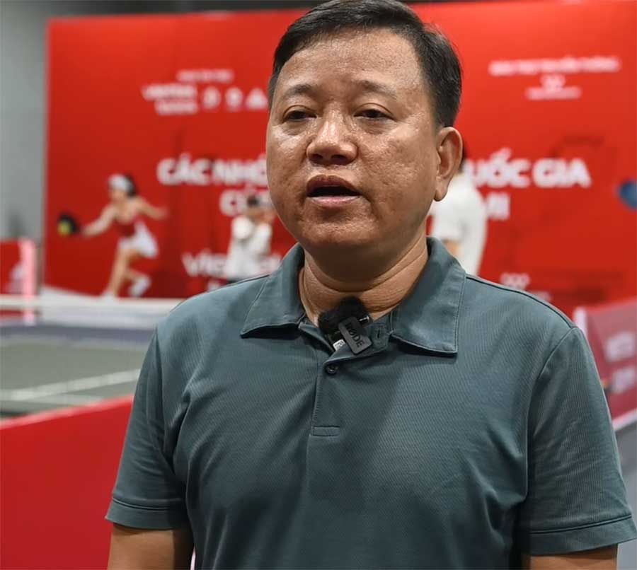 Ông Mạc Xuân Tùng, Phụ trách bộ môn Pickleball, Cục Thể dục Thể thao Việt Nam