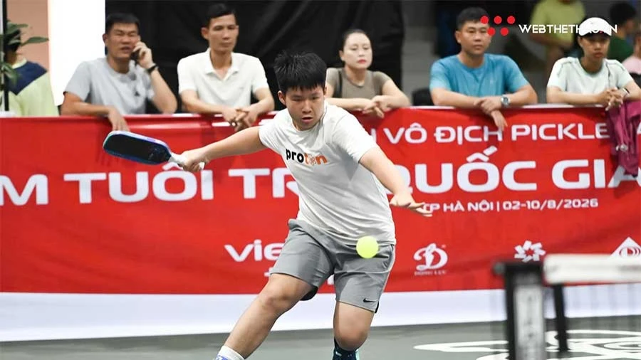Phong trào pickleball trẻ Việt Nam tăng trưởng mạnh, hướng tới xây dựng lực lượng kế cận đội tuyển quốc gia