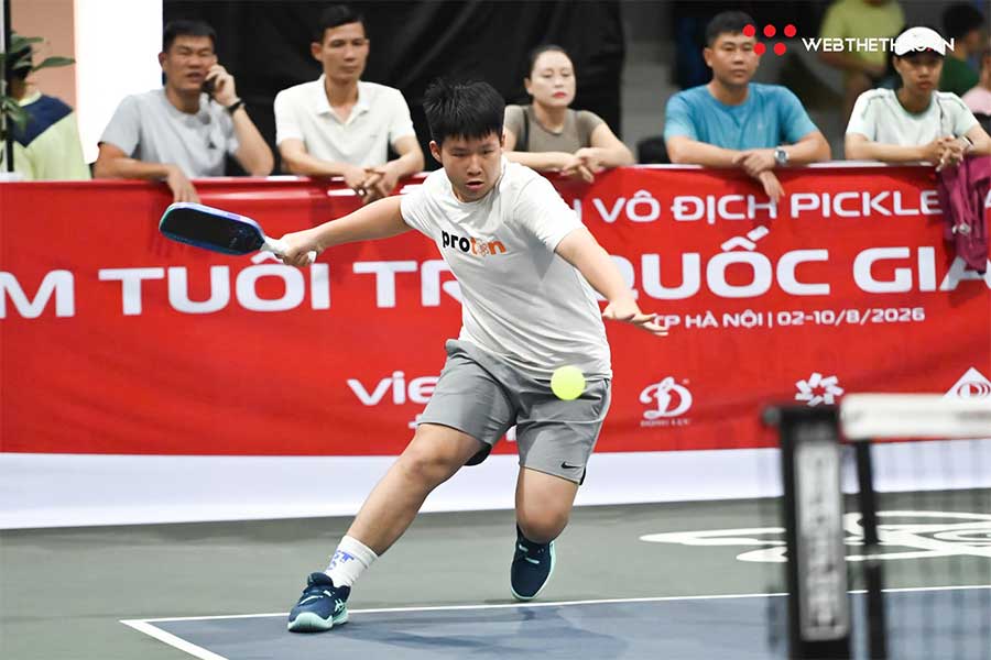 Phong trào pickleball trẻ Việt Nam đang tăng trưởng mạnh mẽ