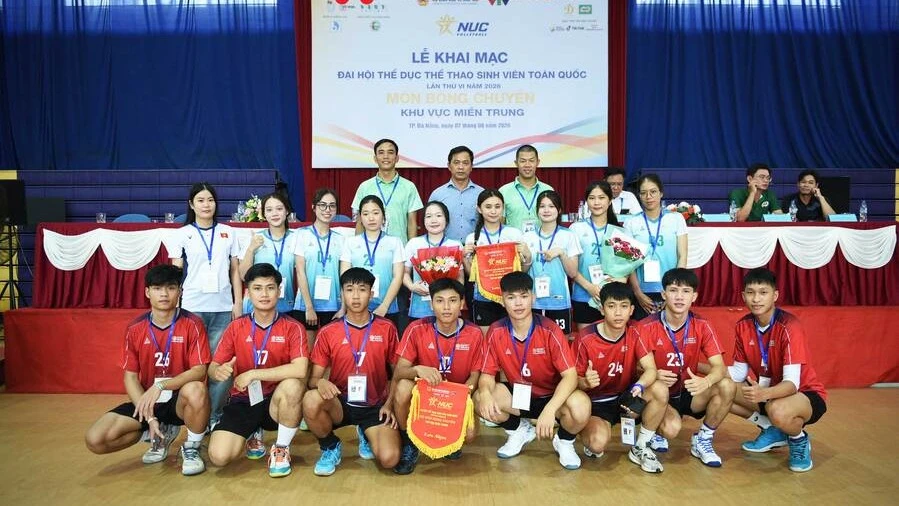 NUC Bóng chuyền 2026 chính thức khởi tranh, đánh dấu sự trở lại sau 3 năm