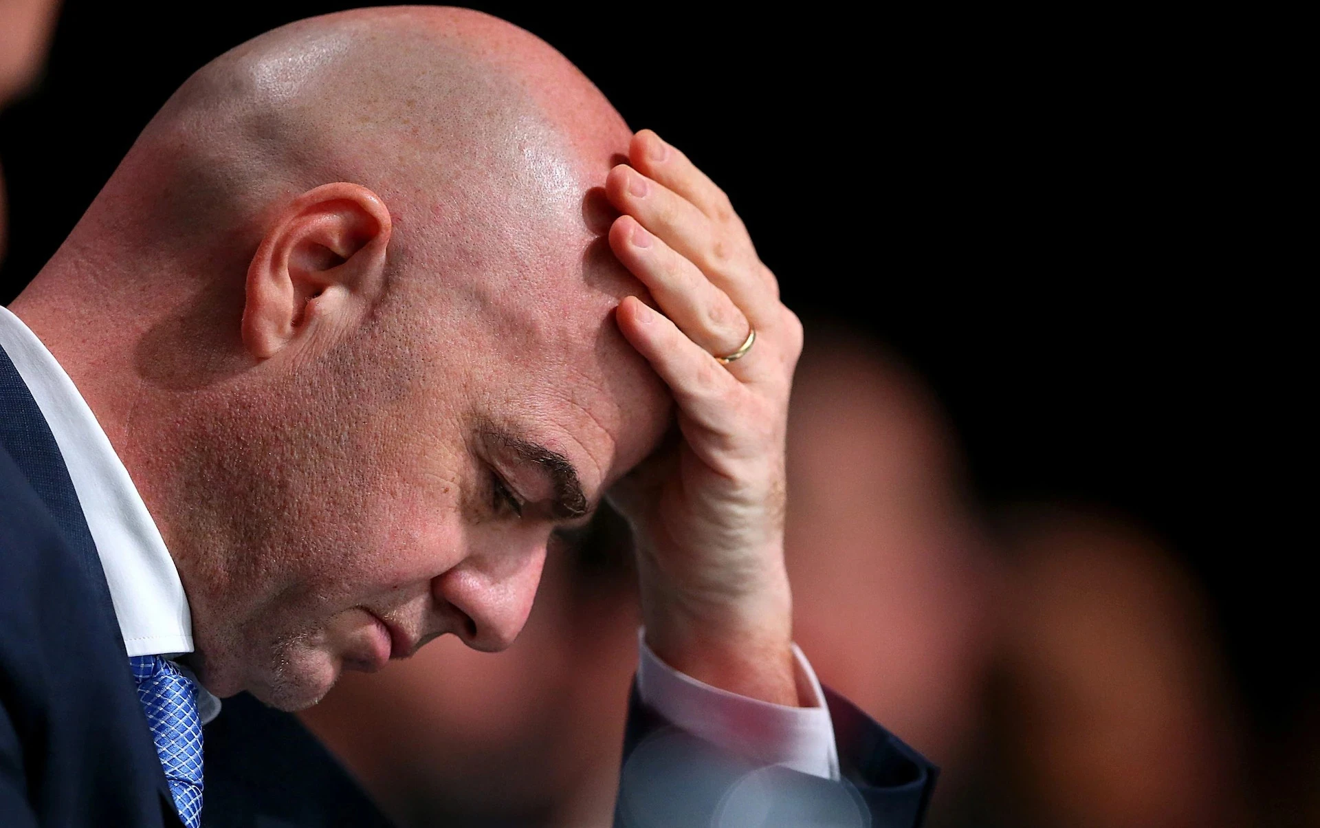 Infantino đang đối mặt với sức ép rất lớn khi các liên đoàn châu Âu, châu Á, Bắc Trung Mỹ tẩy chay (Ảnh: Getty Images)