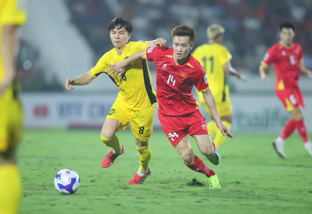 Tuyển Việt Nam từng thắng Malaysia 3-1 ở vòng loại Asian Cup 2027 vào tháng 3 vừa rồi. Ảnh: VFF