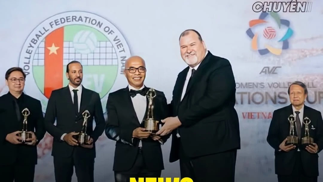 Liên đoàn Bóng chuyền Việt Nam được vinh danh hai lần tại AVC Gala 2026