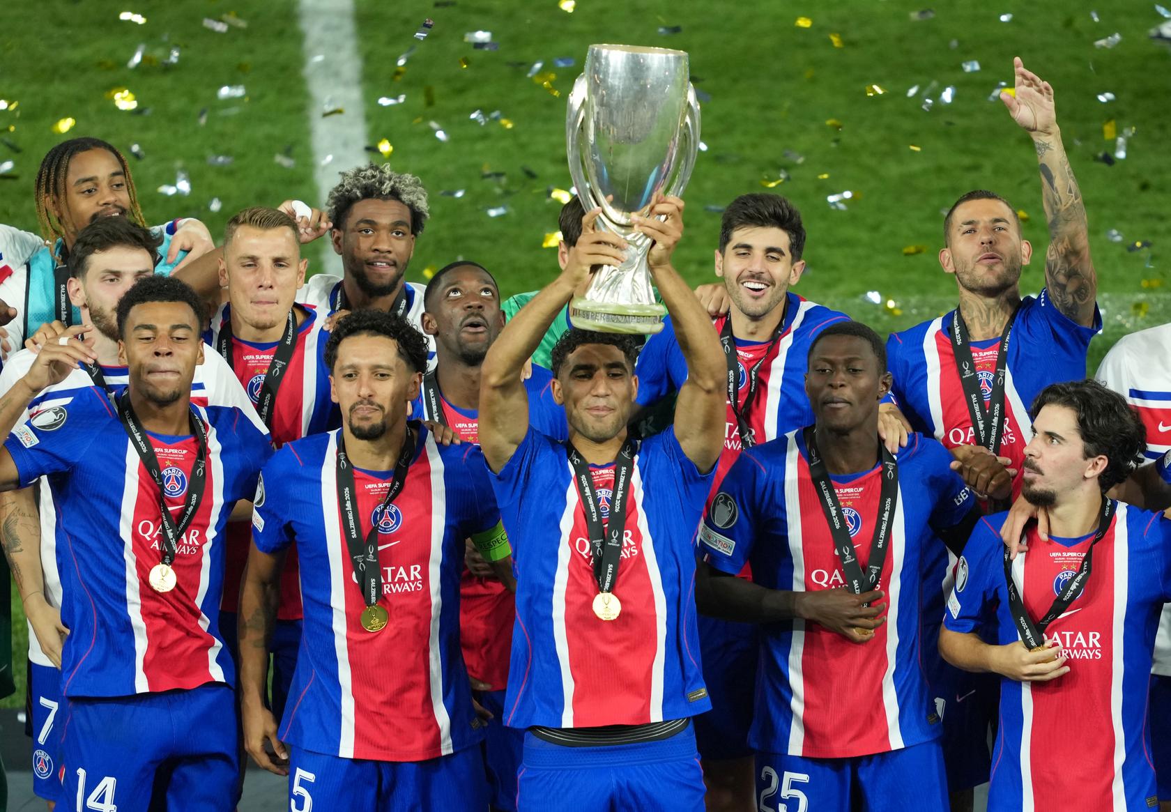 PSG giành Siêu cúp châu Âu năm thứ hai liên tiếp (Ảnh: UEFA)