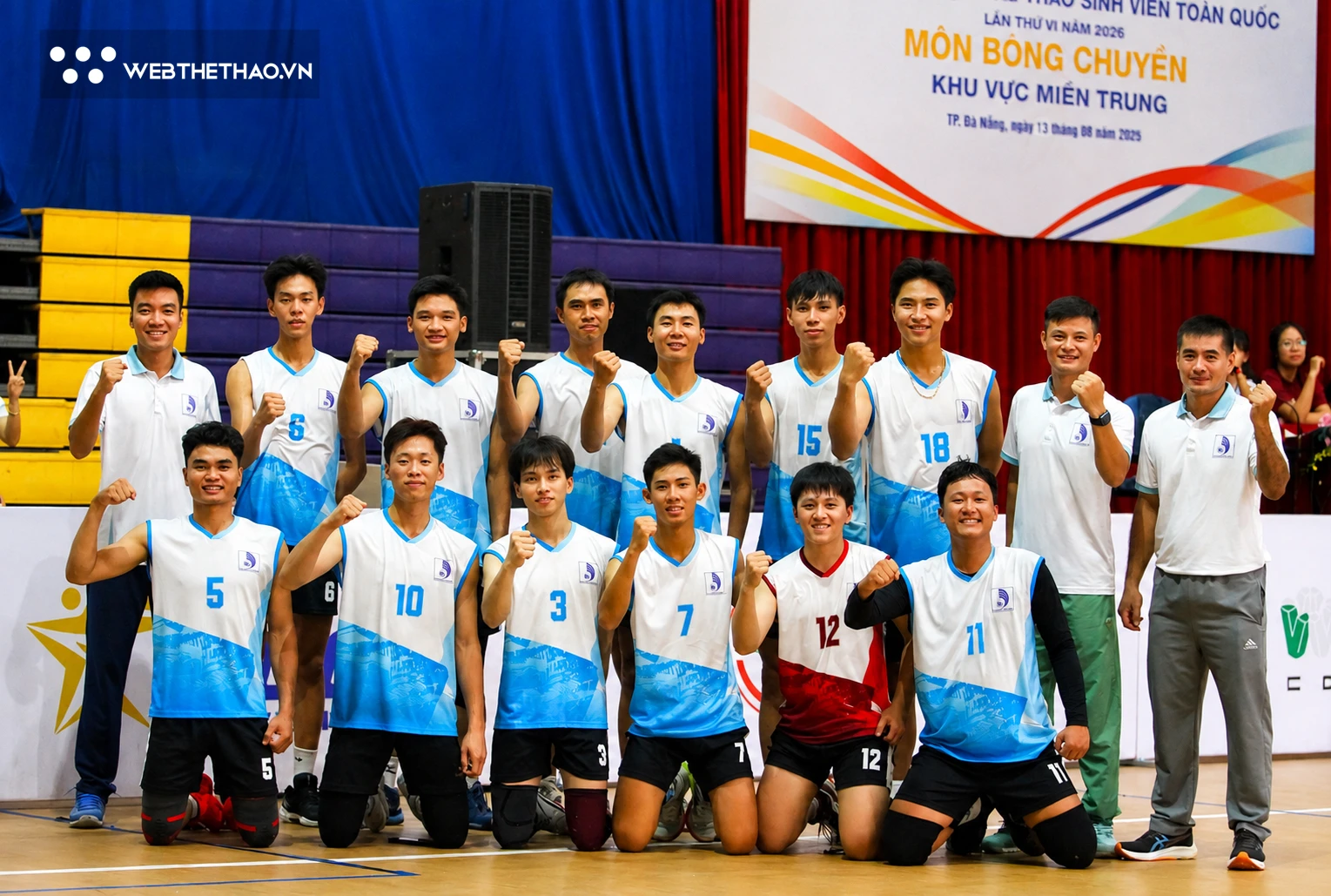 ĐH Đà Nẵng đại diện miền Trung tham dự NUC bóng chuyền 2026. Ảnh: Trần Khánh