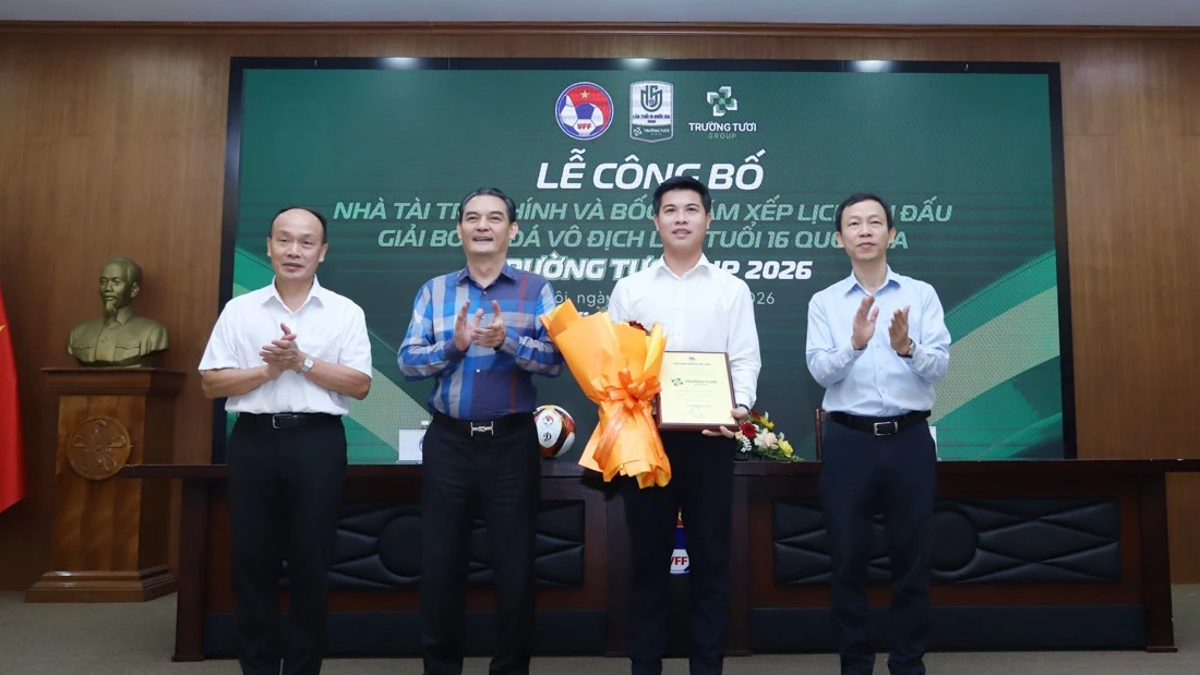 Giải vô địch U16 quốc gia có nhà tài trợ đồng hành trong 3 năm