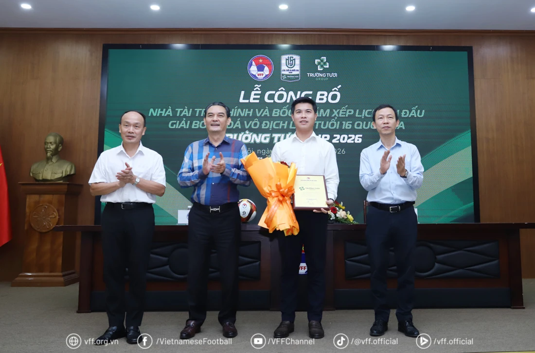 Bóng đá Việt Nam có thêm một cấp độ giải U mới. Ảnh: VFF