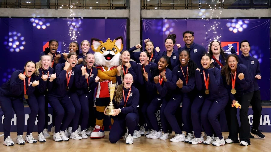 Mỹ vô địch giải U17 thế giới với cả 9 trận thắng 3-0. Ảnh: FIVB