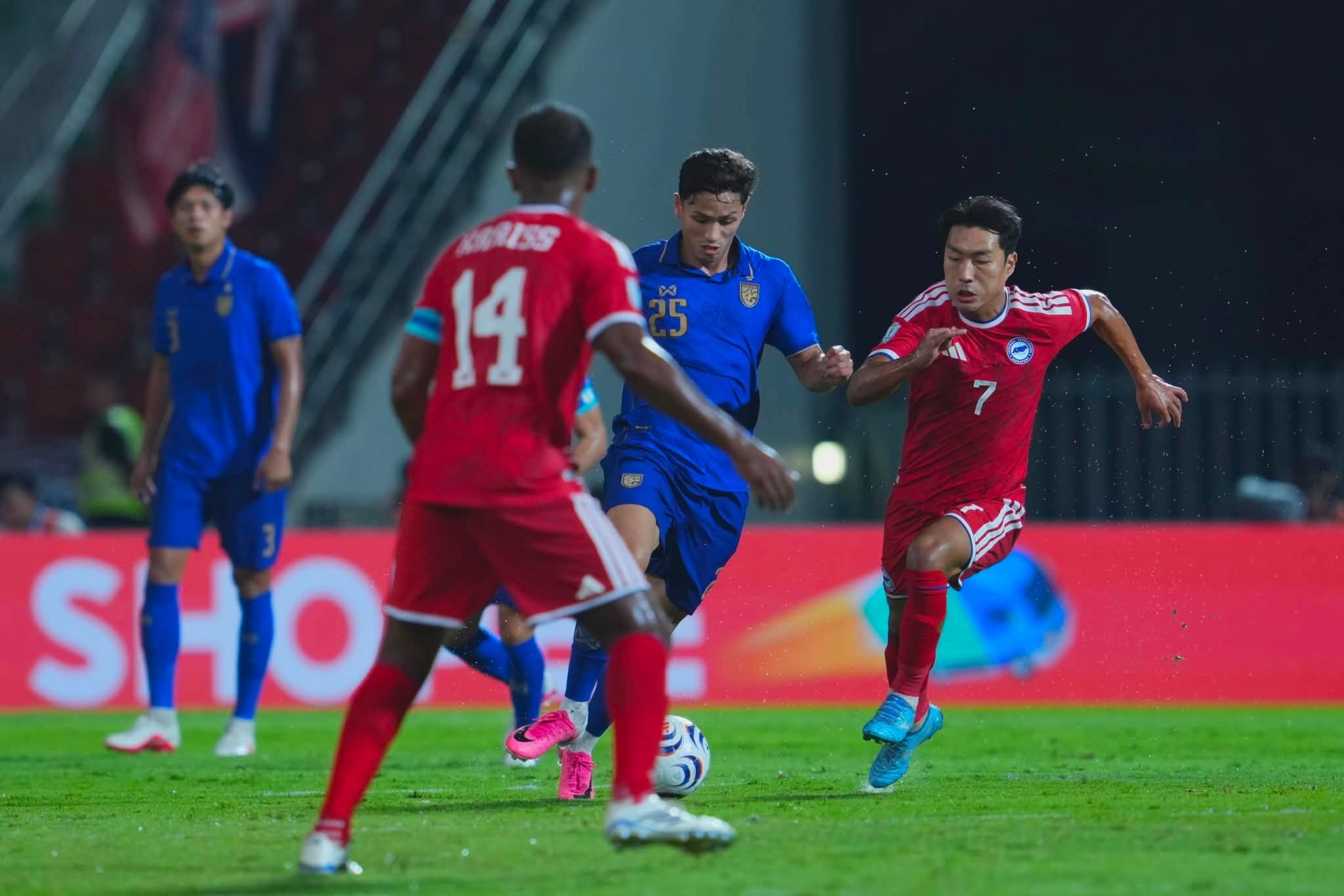 Lối chơi của Thái Lan chưa thu hút được người hâm mộ tại ASEAN Cup 2026 (Ảnh: ThailandntOfficial)