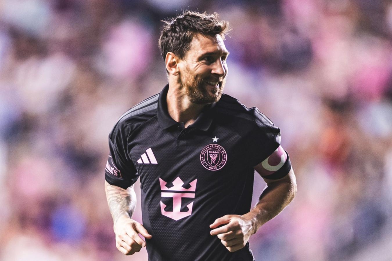 Messi ghi bàn cho Inter Miami trong trận hòa Philadelphia (Ảnh: El Grafico)