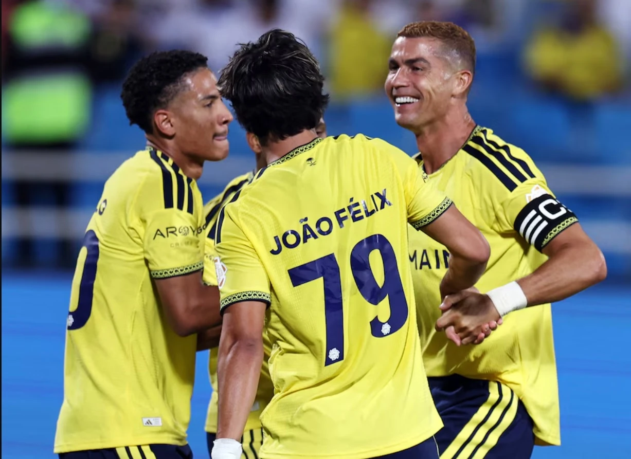 Ronaldo mới chơi trận đầu tiên cùng Al Nassr mùa giải mới (Ảnh: Reuters)