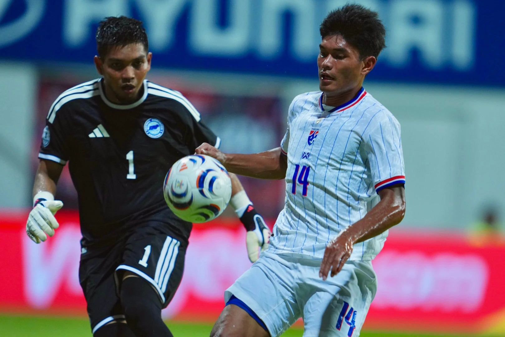 Theerasak đạt hiệu suất ghi bàn rất cao tại ASEAN Cup 2026 (Ảnh: Sanook)