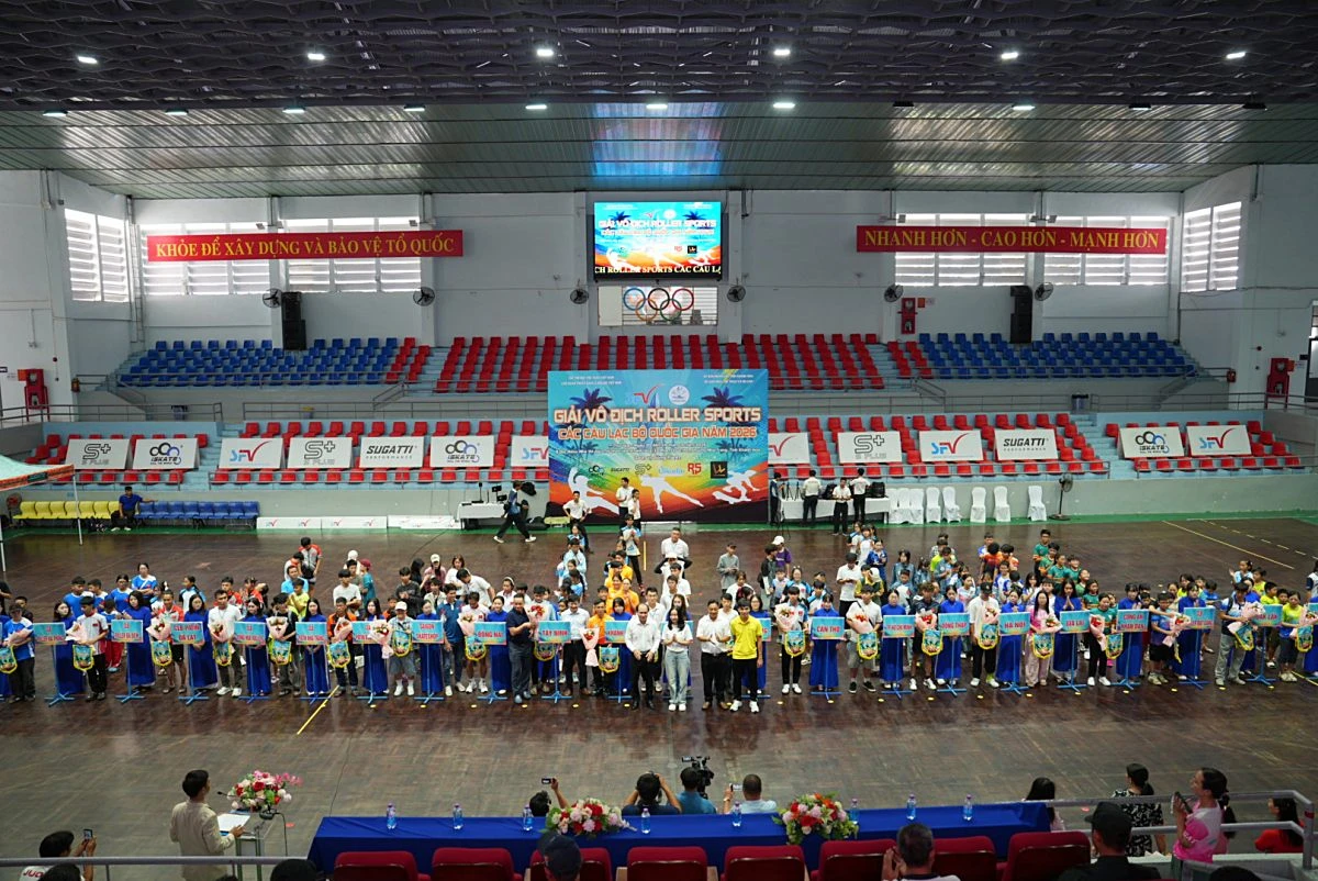 Giải Vô địch Roller Sports các CLB quốc gia 2026 đã khai mạc và khởi tranh sáng nay 22/8