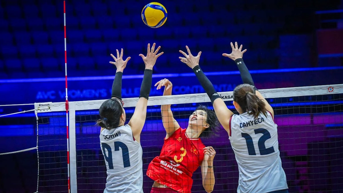 Tuyển bóng chuyền nữ Việt Nam thất bại trước Hàn Quốc sau màn rượt đuổi nghẹt thở