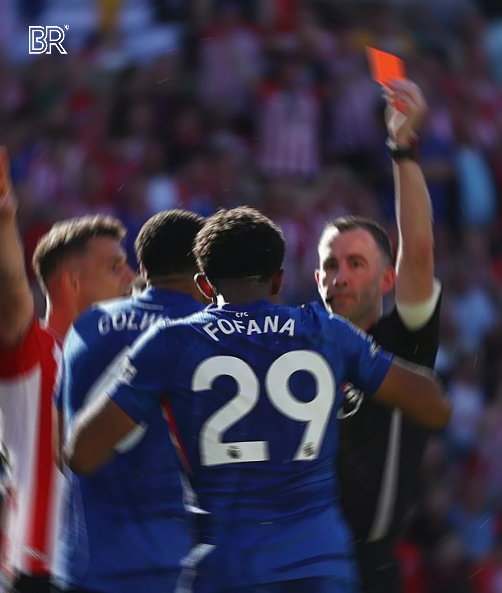 Wesley Fofana sẽ vắng mặt do án treo giò sau thẻ đỏ trước Sunderland ở vòng 38 mùa giải trước. Ảnh: Blue Reporter