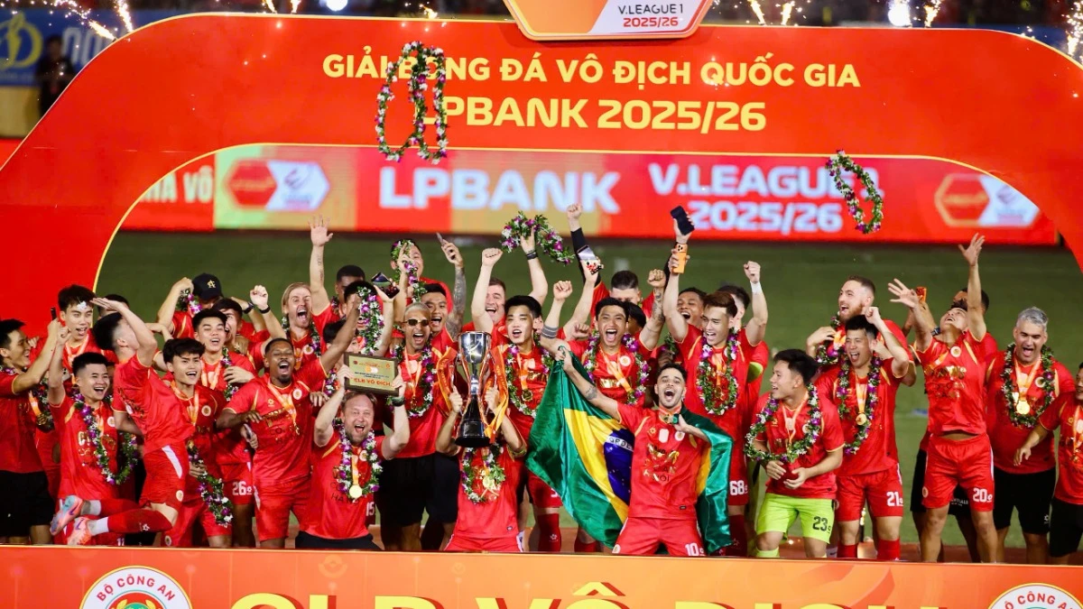 V.League 2026/27 tăng ngoại binh, tổng thưởng 9,5 tỉ đồng