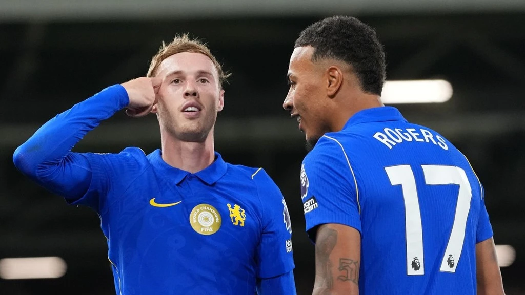 Palmer tái hiện sự lợi hại trên hàng công Chelsea trong chiến thắng trước Fulham (Ảnh: Sky Sports)