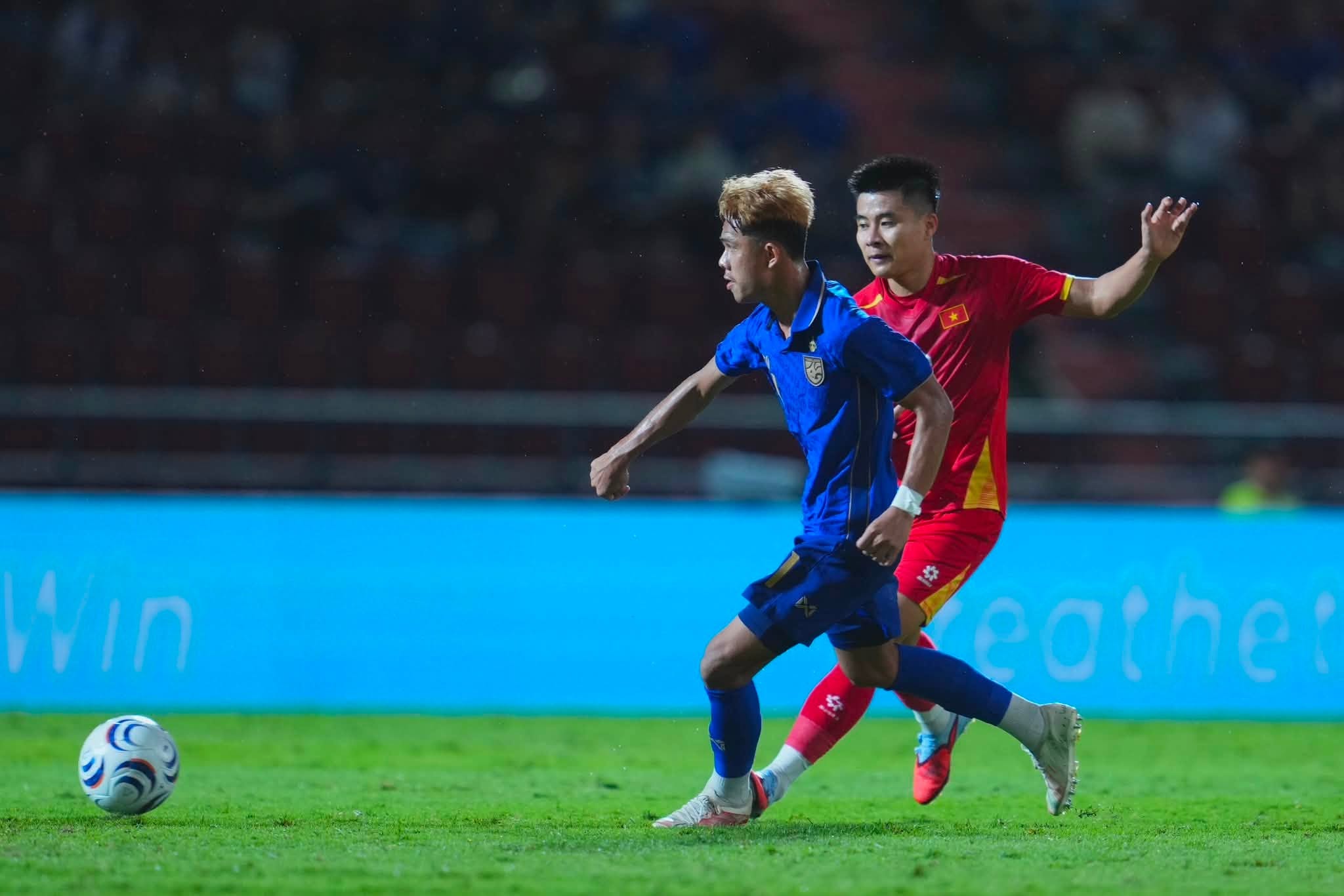 Đội tuyển Thái Lan thua Việt Nam 0-2 trên sân nhà ở lượt đi chung kết ASEAN Cup 2026 (Ảnh: ThailandntOfficial)