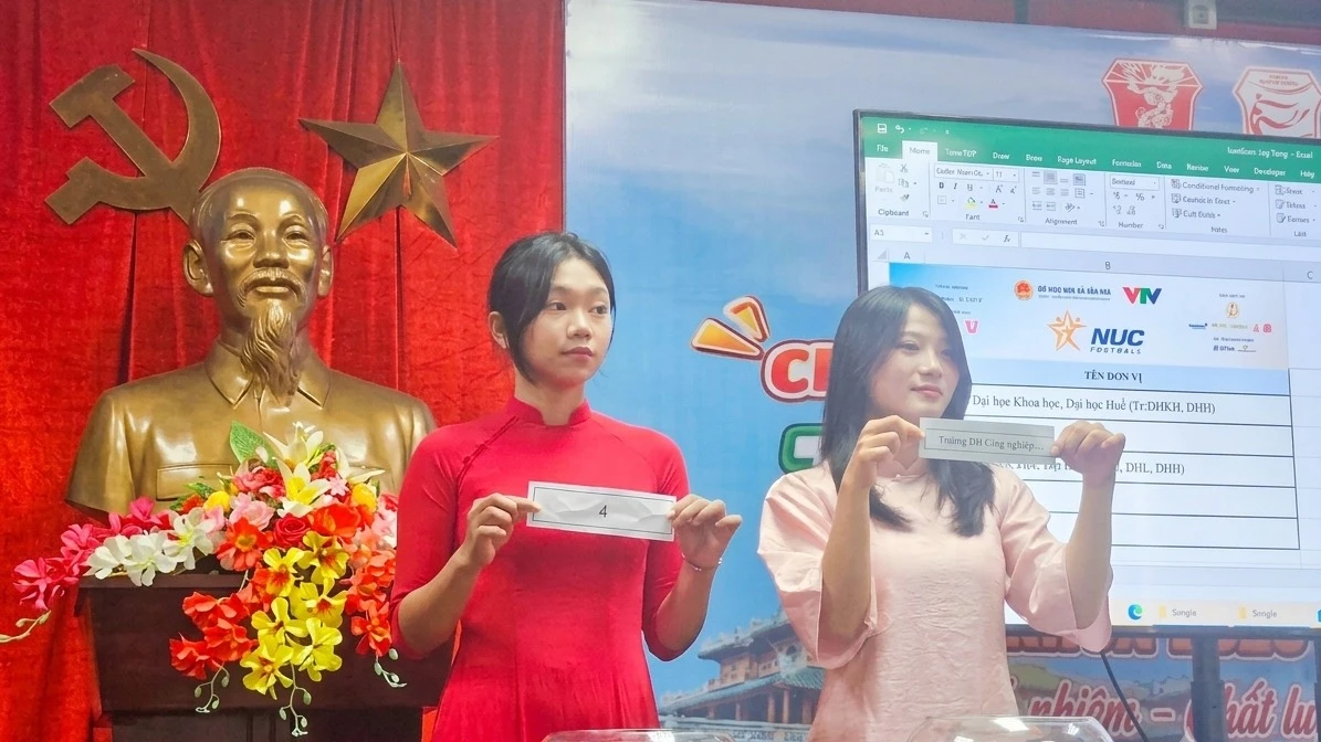 Bốc thăm vòng loại bóng đá khu vực miền Trung ĐH Thể thao sinh viên toàn quốc 2026