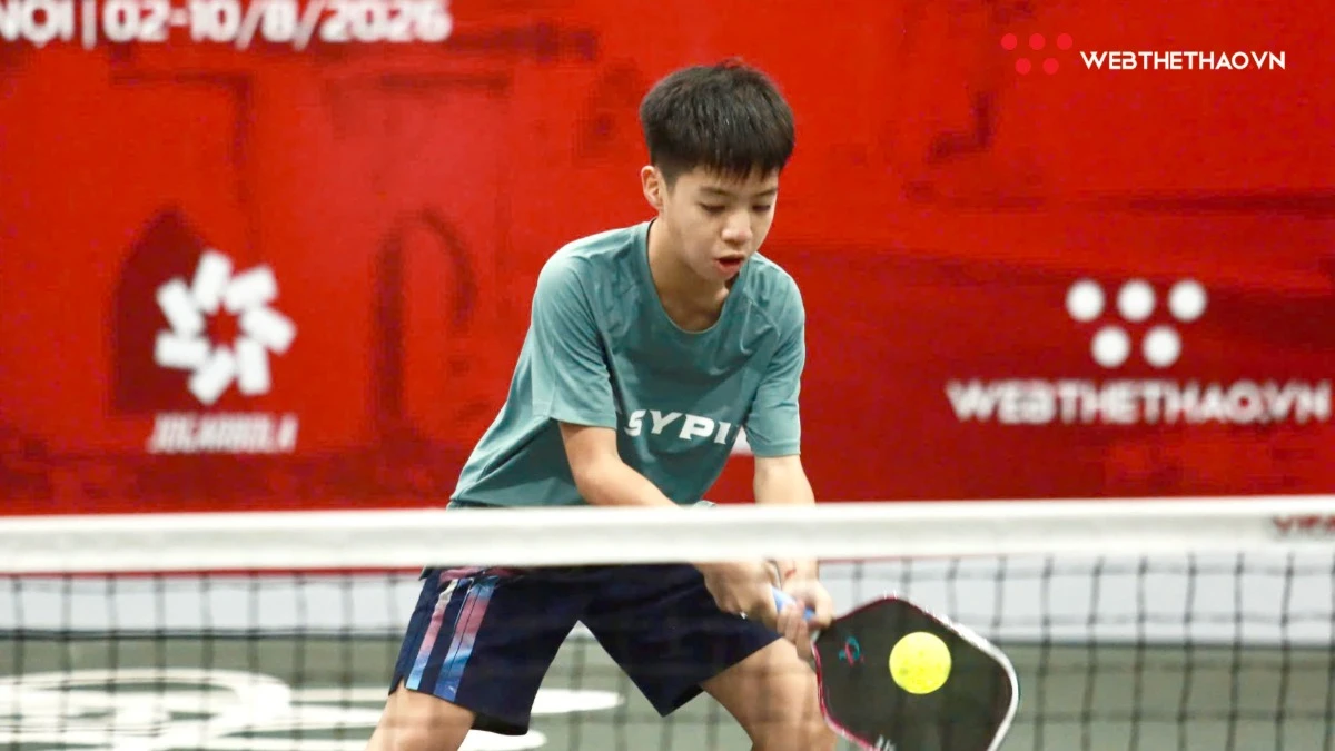 Lịch thi đấu ngày 4/8 Giải Vô địch Pickleball các Nhóm tuổi Trẻ Quốc gia 2026 Cup Viettel Tammi