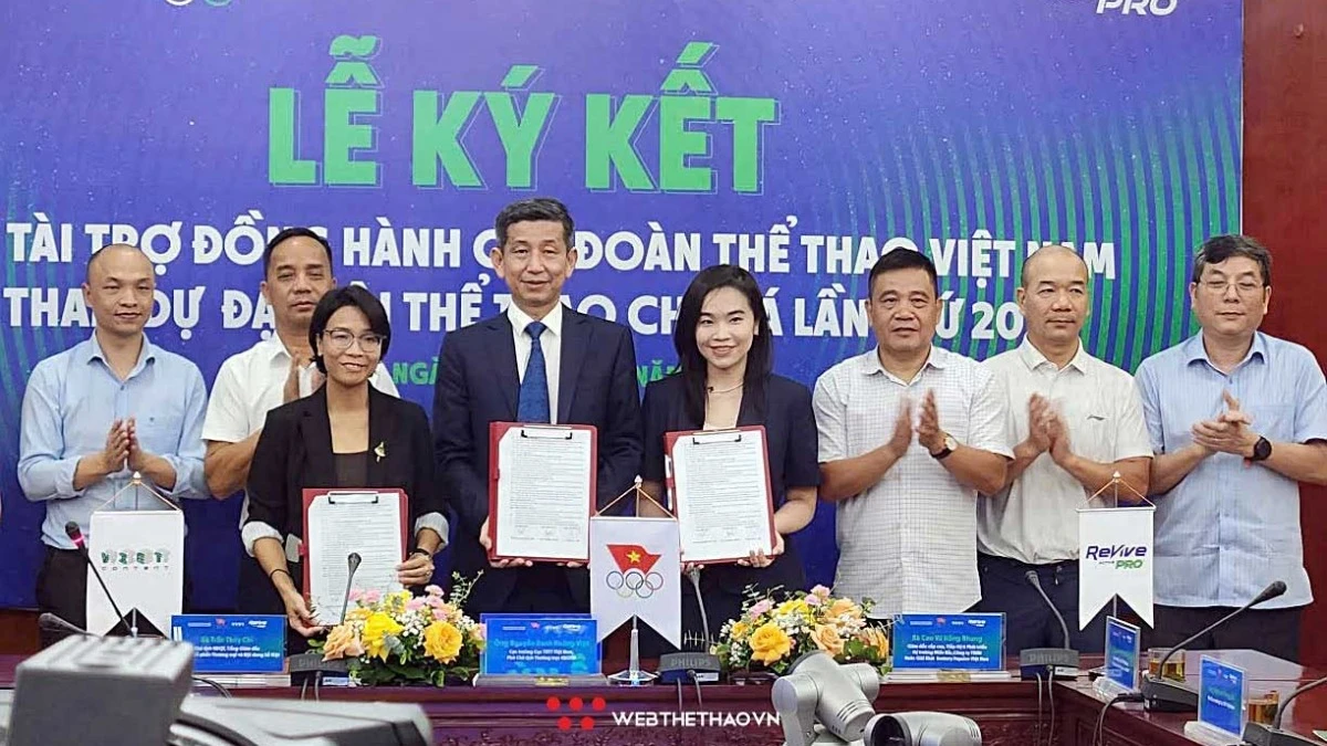 Revive đồng hành cùng Đoàn Thể thao Việt Nam dự ASIAD 20