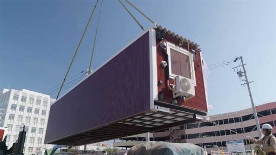 Nagoya dựng khu lưu trú bằng container cho 2.000 VĐV ASIAD 20 (Ảnh: Instagram)