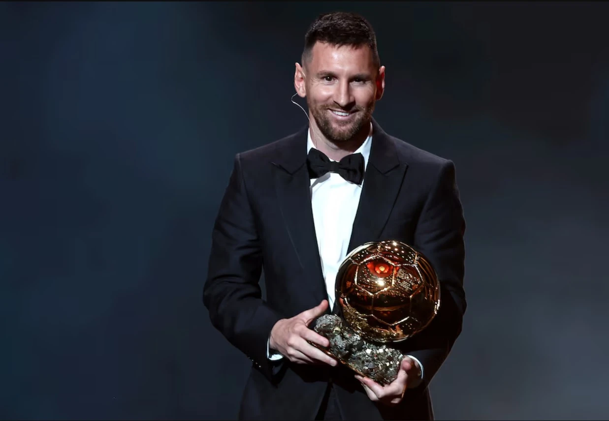 Quả bóng vàng năm 2023 là giải thưởng cuối cùng mà Messi giành được (Ảnh: EFE)