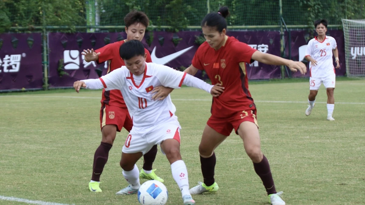 Tuyển nữ Việt Nam thua Trung Quốc 0-3 trước thềm ASIAD 20