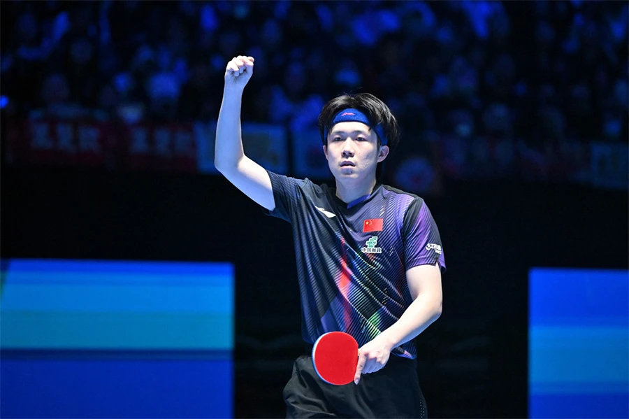 Wang Chuqin: Tay vợt số 1 thế giới vào thời điểm hiện tại: (Ảnh: WTT)