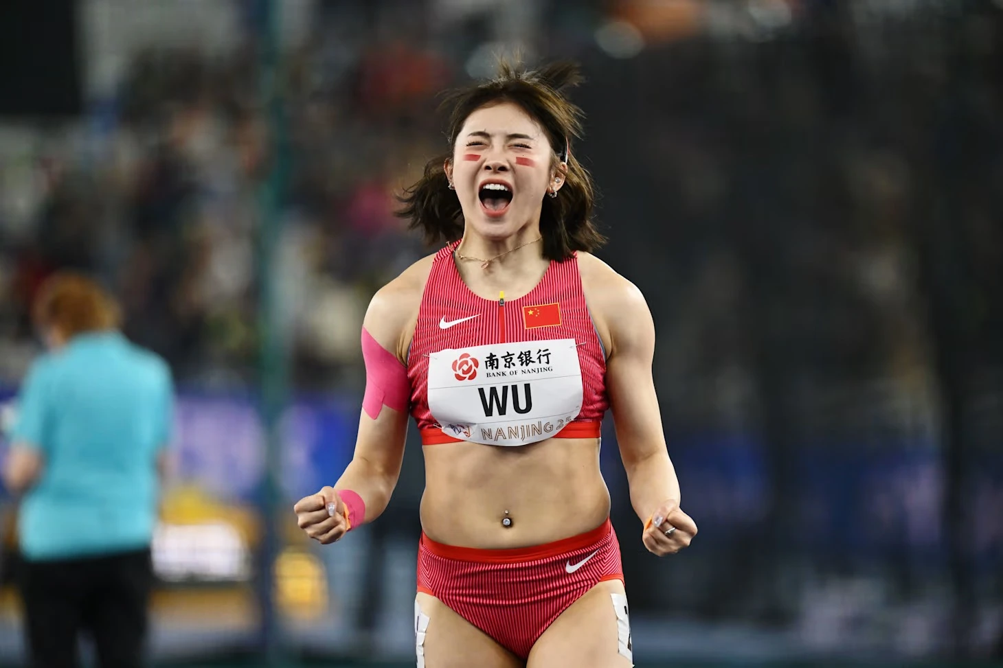 Wu Yanni, một thành viên của đội tuyển điền kinh Trung Quốc (Ảnh: Getty Images)