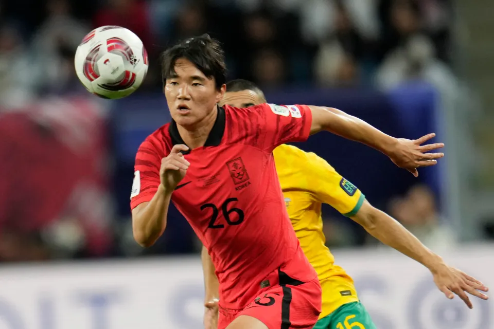 Yang Hyun-jun là cầu thủ chạy cánh của Hàn Quốc tại ASIAD 2026 (Ảnh: AP)