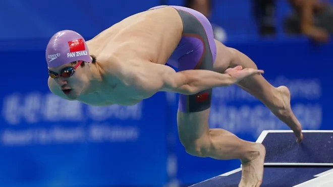 Pan Zhanle từng giành HCV cự ly 100 m tự do tại Olympic Paris 2024 (Ảnh: Olympics)